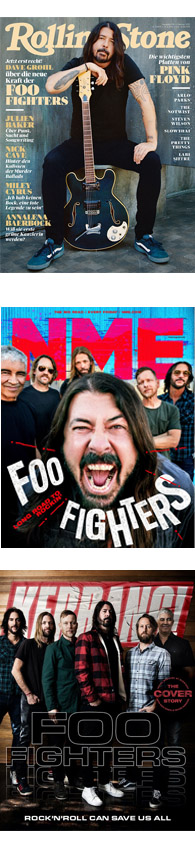 2021 Foo Fighters magazine covers