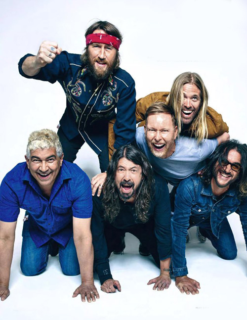 Foo Fighters in British GQ