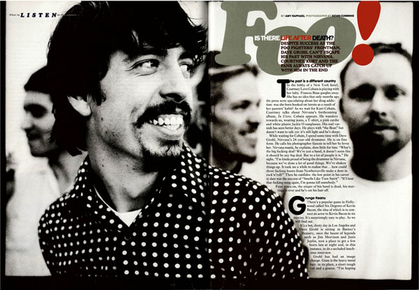 FooArchive Esuire 1997 Foo Fighters Interviews Features