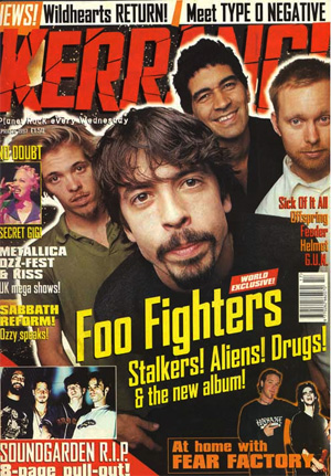 Stalkers! Aliens! Drugs! & the new album - Kerrang! April 26th 1997