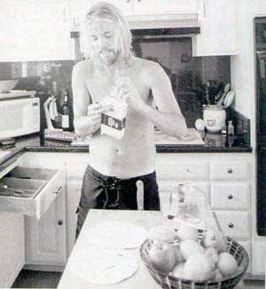 Taylor in his kitchen