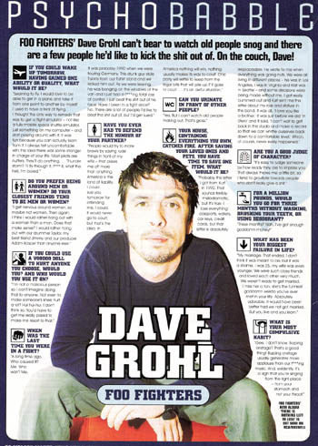 Psychobabble: Dave Grohl