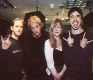 Foo Fighters and Mary Anne Hobbs